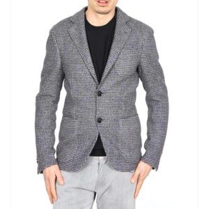 Giorgio Armani Men's Dark Grey Upton Jacket Blazer Size 40R Made in Italy
